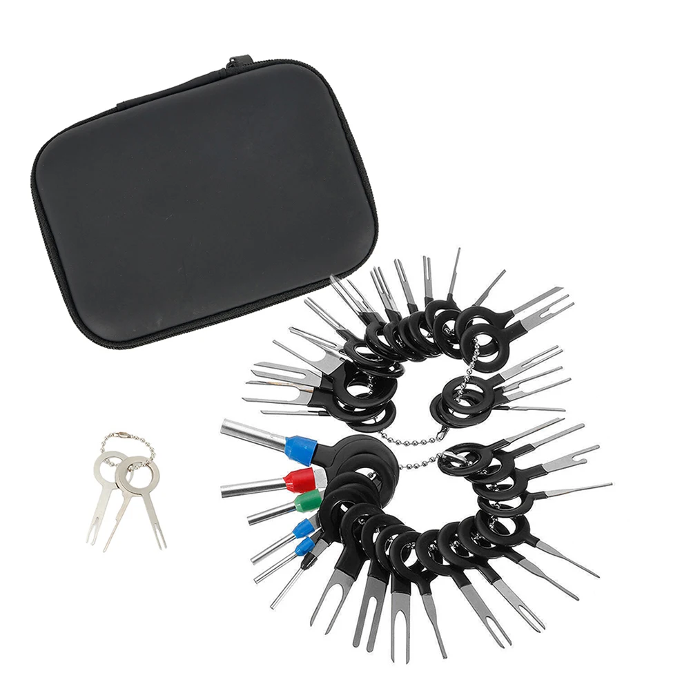 Terminal Removal Tool Car Repair Tools 41pcs Plug Connector Pin Stainless Steel 301 Universal Wire High Quality
Terminal Removal Tool Car Repair Tools 41pcs Plug Connector Pin Stainless Steel 301 Universal Wire High Quality