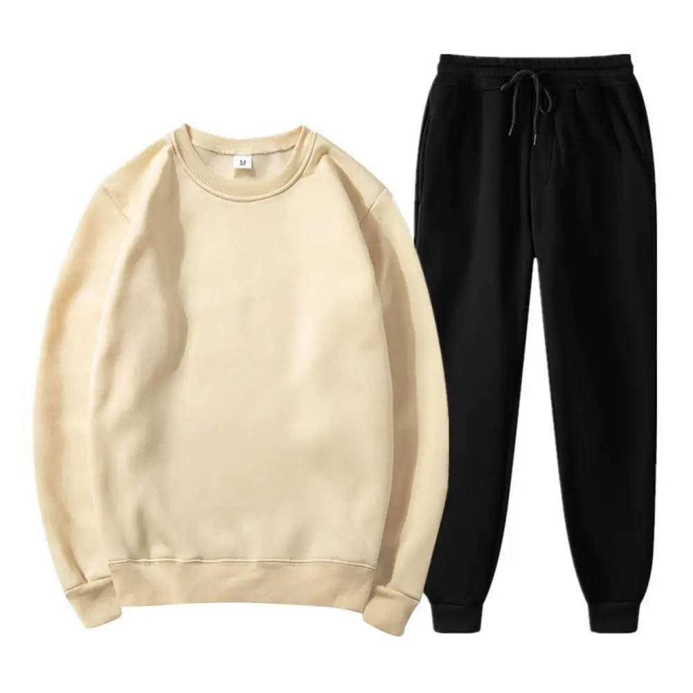 Men Sweatshirt Pants Set Men's Workout Sportwear Set with O-neck Long Sleeve Sweatshirt Elastic Waist Pockets for Men for Men
Men Sweatshirt Pants Set Men's Workout Sportwear Set with O-neck Long Sleeve Sweatshirt Elastic Waist Pockets for Men for Men