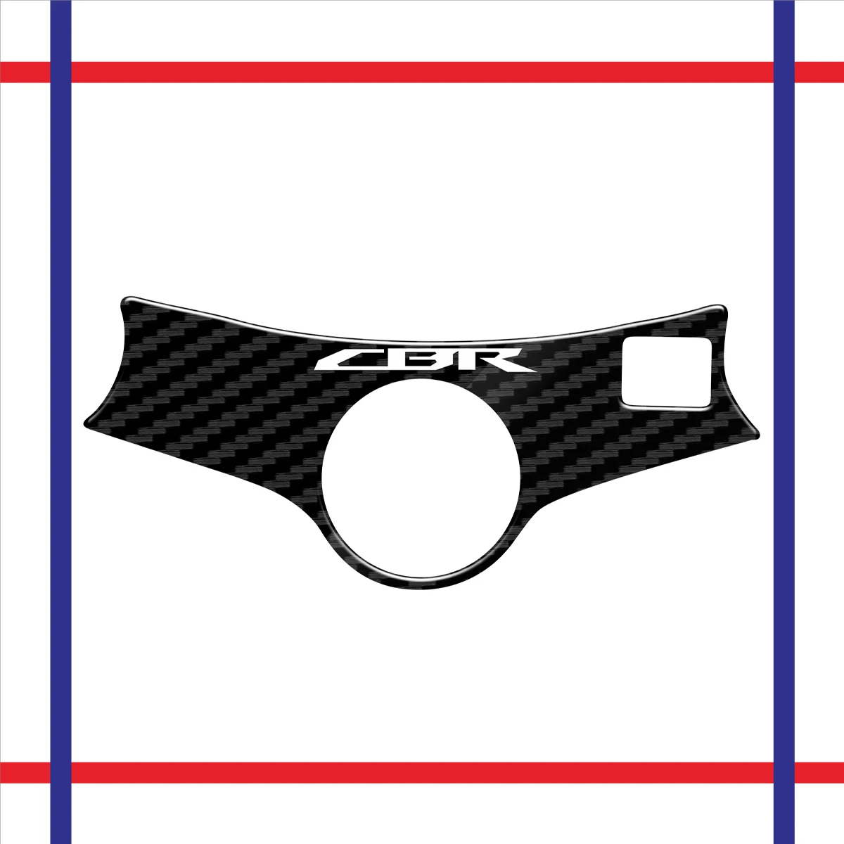 

Motorcycle Decal Pad Triple Tree Top Clamp Upper Front End Stickers Decals For Honda CBR600 CBR 600 F4/F4i 1999-2007