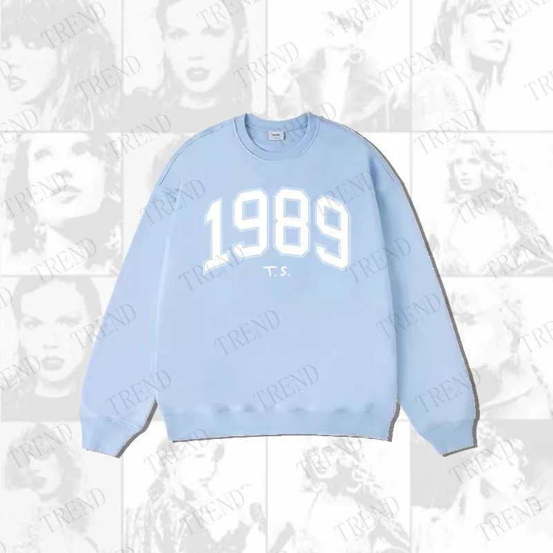 

Kpop T.s 1989 2023TAIL THE Era Tour Loose Cartoon O-neck Cardigan Long Sleeved Pullover Coat Cotton Y2K Oversize Cute Sweatshirt