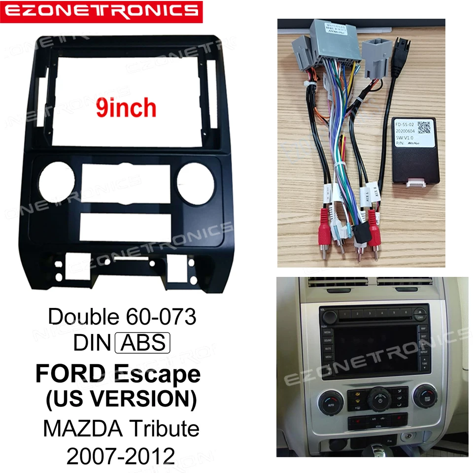 9-дюймовая Автомобильная панель для FORD Escape, MAZDA Tribute 2007-2012, Fascia, аудио адаптер для панели автомобиля, радио, DVD, комплект рамы
9-дюймовая Автомобильная панель для FORD Escape, MAZDA Tribute 2007-2012, Fascia, аудио адаптер для панели автомобиля, радио, DVD, комплект рамы
