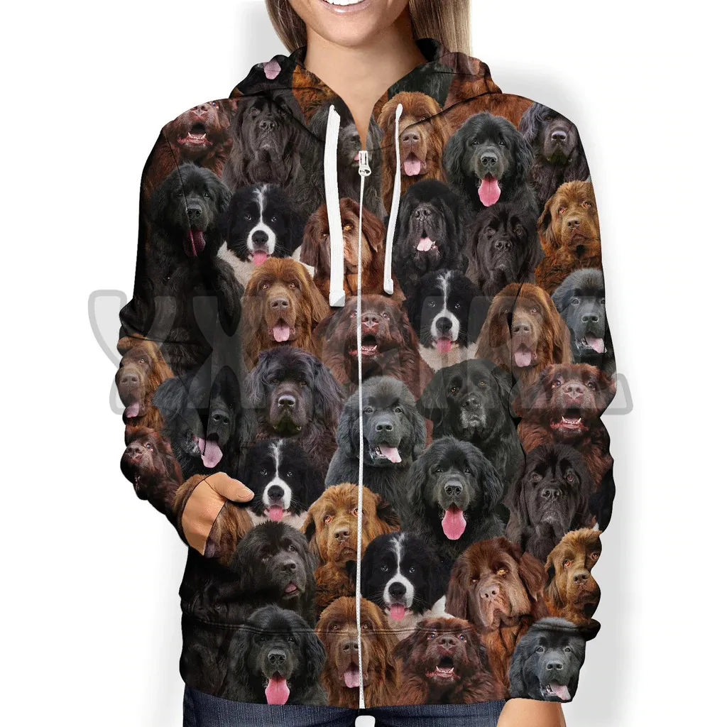 You Will Have A Bunch Of Newfoundlands 3D Printed Hoodies Men For Women Unisex Pullovers Zipper Hoodie Casual Street Tracksuit
You Will Have A Bunch Of Newfoundlands 3D Printed Hoodies Men For Women Unisex Pullovers Zipper Hoodie Casual Street Tracksuit