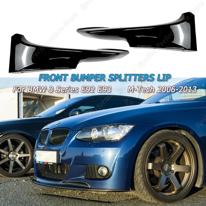 For BMW 3 Series E92 E93 M-Tech Front Bumper Splitters Lip Spoiler 2006-2009 2010-2013 Splitter Exterior Tuning Gloss Black 
For BMW 3 Series E92 E93 M-Tech Front Bumper Splitters Lip Spoiler 2006-2009 2010-2013 Splitter Exterior Tuning Gloss Black