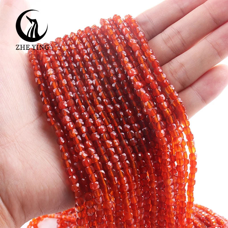 Zhe Ying New Square Carnelian Beads Natural Faceted 4x4mm Gemstone Beads for Jewelry Making Diy Jewelry Accessories
Zhe Ying New Square Carnelian Beads Natural Faceted 4x4mm Gemstone Beads for Jewelry Making Diy Jewelry Accessories