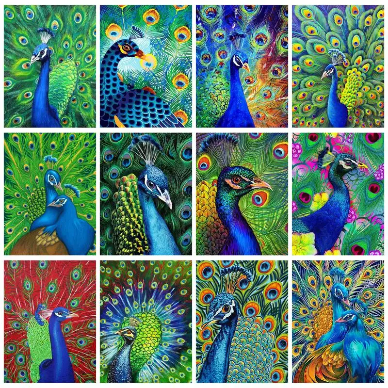 CHENISTORY 40x50cm Paint By Numbers Green Peacock Frame For Adults Kids Diy Crafts Paint Kit Wall Art Animals Picture Coloring
CHENISTORY 40x50cm Paint By Numbers Green Peacock Frame For Adults Kids Diy Crafts Paint Kit Wall Art Animals Picture Coloring