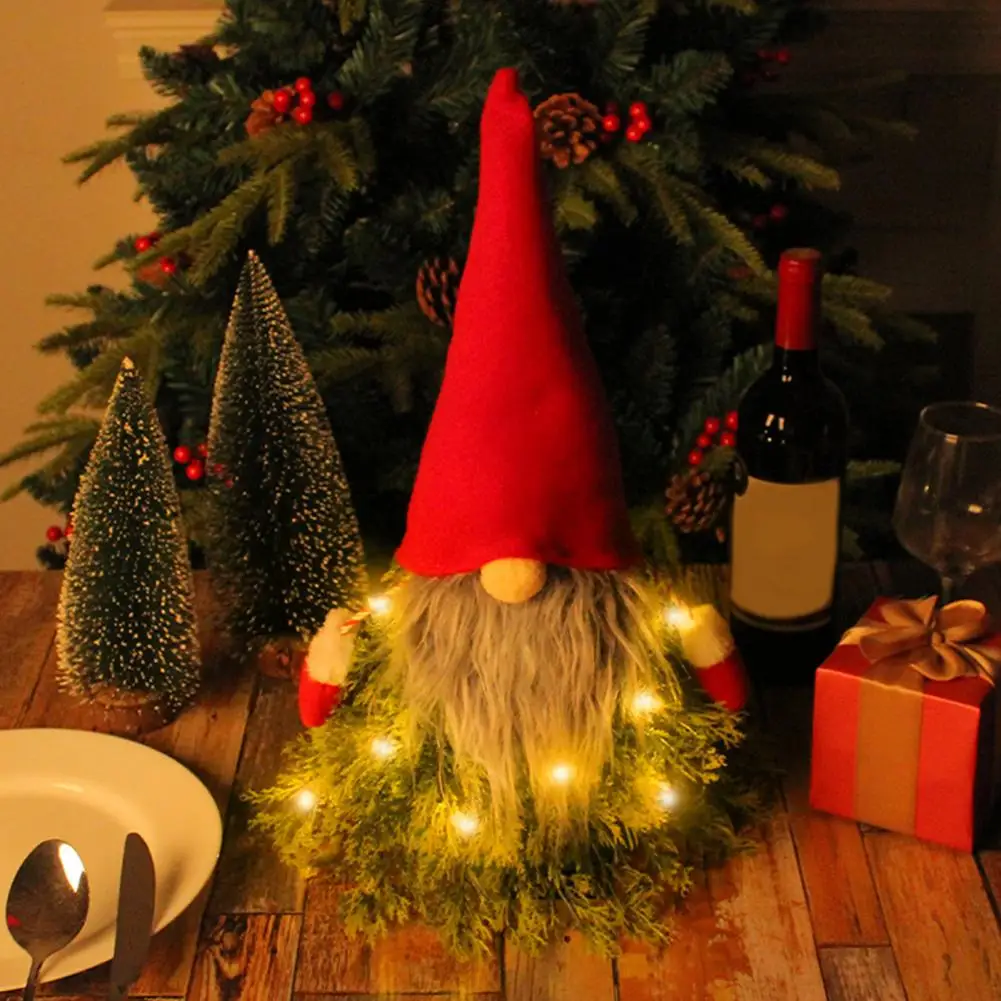 Милая карликовая кукла, фантастическая Рождественская Кукла-Гном, светящееся украшение, Реалистичная Искусственная елка для праздника 
Милая карликовая кукла, фантастическая Рождественская Кукла-Гном, светящееся украшение, Реалистичная Искусственная елка для праздника