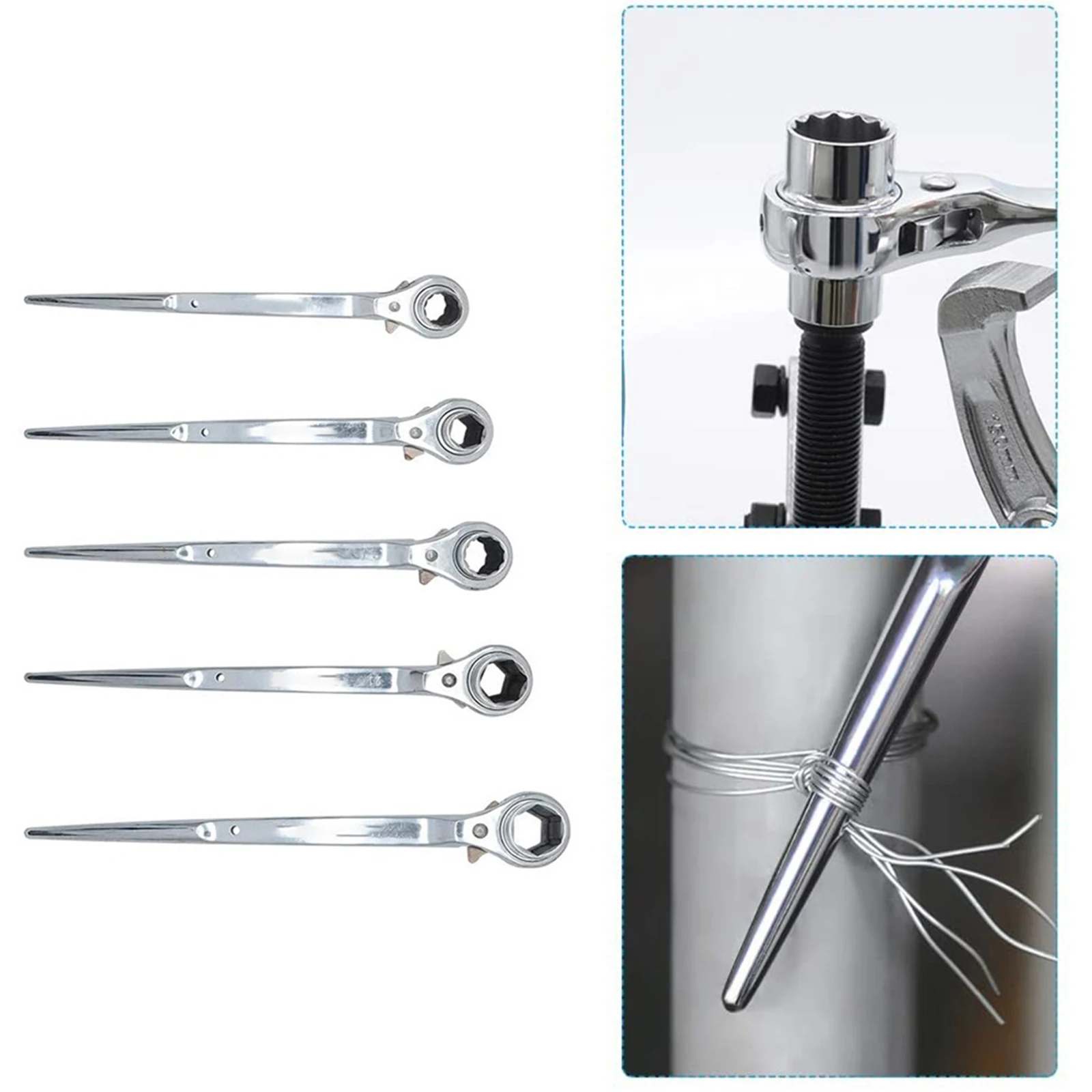 17-22mm Ratchet Wrench Two-way Plum Blossom Socket Quick Combination Wrench End Socket Wrench Combination Hand Tools
17-22mm Ratchet Wrench Two-way Plum Blossom Socket Quick Combination Wrench End Socket Wrench Combination Hand Tools
