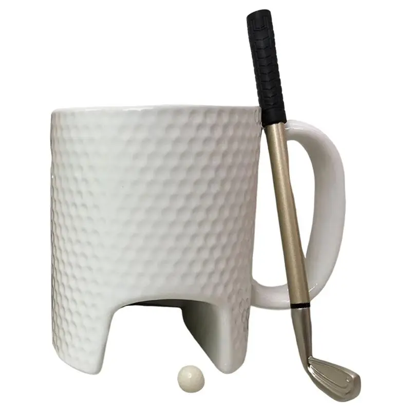 Novelty Golf Coffee Mugs Funny Ceramic Tea Cups White Drinking Mugs With Pen & Mini Golf Ball For Hot Chocolate Creative Gift
Novelty Golf Coffee Mugs Funny Ceramic Tea Cups White Drinking Mugs With Pen & Mini Golf Ball For Hot Chocolate Creative Gift
