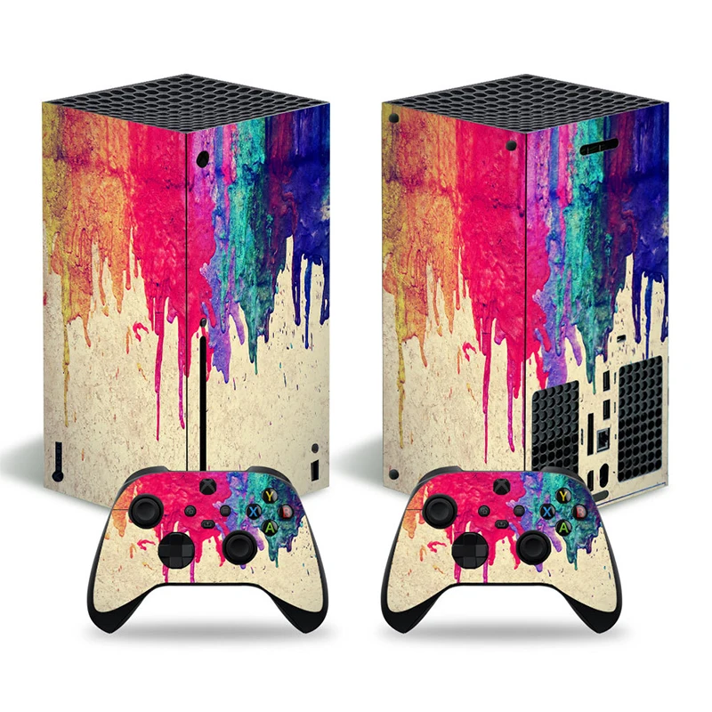 Colorful Pattern Skin Sticker Decal Cover for Xbox Series X Console and 2 Controllers Xbox Series X Skin Sticker Vinyl
Colorful Pattern Skin Sticker Decal Cover for Xbox Series X Console and 2 Controllers Xbox Series X Skin Sticker Vinyl