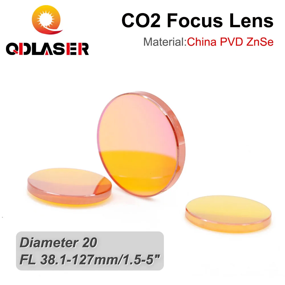 Фокусные линзы QDLASER CO2 China PVD ZnSe диаметром 20 мм FL 38,1/50,8/63,5/76,2/101,6/127 мм 2,5 дюйма для лазерного гравировального станка CO2
Фокусные линзы QDLASER CO2 China PVD ZnSe диаметром 20 мм FL 38,1/50,8/63,5/76,2/101,6/127 мм 2,5 дюйма для лазерного гравировального станка CO2