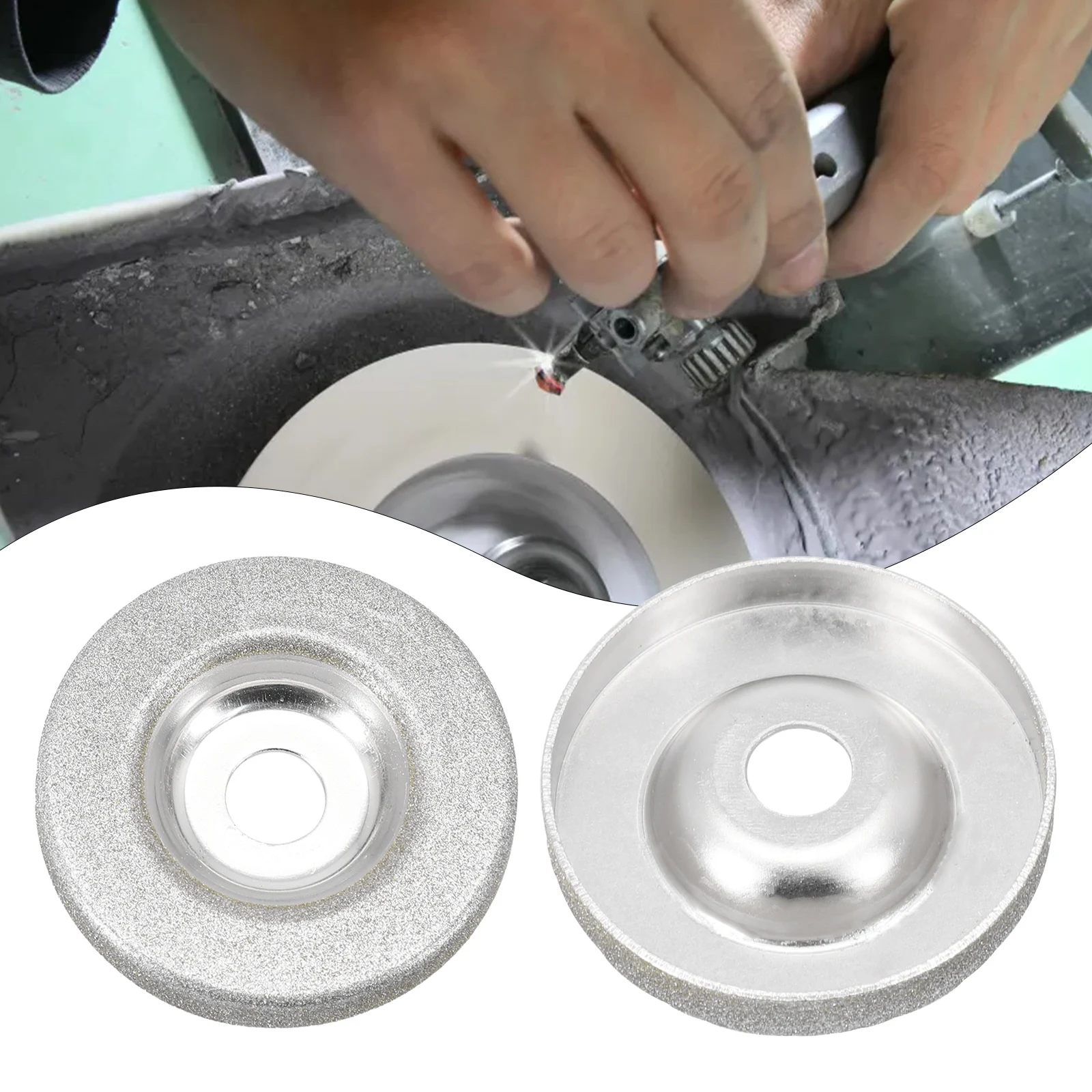Diamond-Grinding Wheel Cup 2 Inch Emery Milling Cutter 150/180/360 Grit Stone Sharpener-Disc For Angle Cutting Tools/Accessories
Diamond-Grinding Wheel Cup 2 Inch Emery Milling Cutter 150/180/360 Grit Stone Sharpener-Disc For Angle Cutting Tools/Accessories
