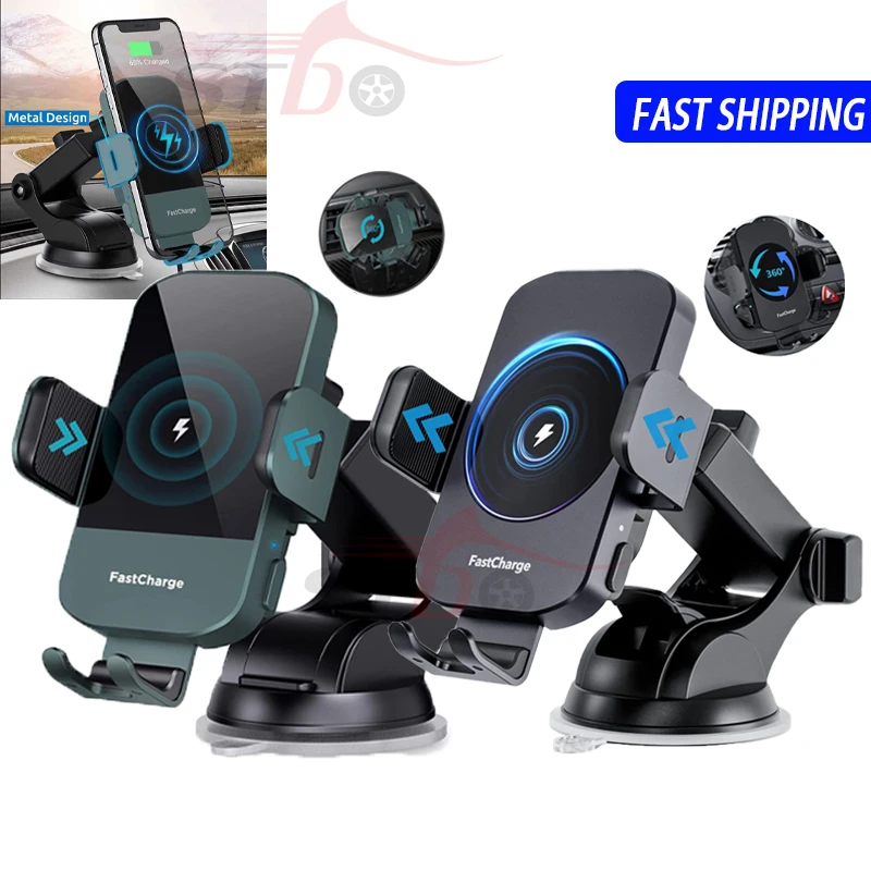 Universal Car Phone Holder 15W Fast Charging Windshield Car Wireless Charging Holder Air Vent Car Mount For iPhone Xiaomi Huawei
Universal Car Phone Holder 15W Fast Charging Windshield Car Wireless Charging Holder Air Vent Car Mount For iPhone Xiaomi Huawei
