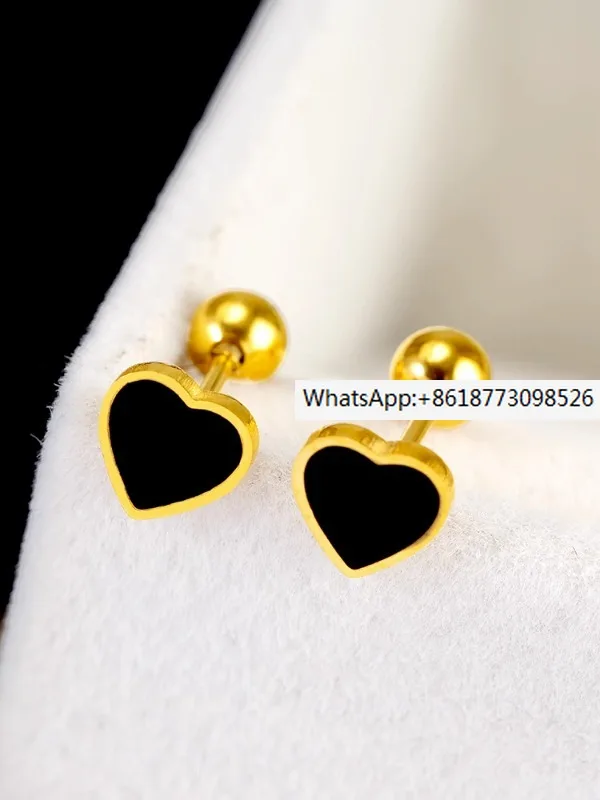 Non detachable titanium steel screw, buckle, ear bone nail, female black mini, simple and exquisite temperament, not fading
Non detachable titanium steel screw, buckle, ear bone nail, female black mini, simple and exquisite temperament, not fading