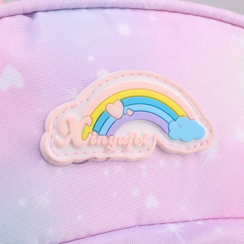 Unicorn Pink Rainbow Schoolbag For Girls Unicorn Pink Rainbow Schoolbag For Girls