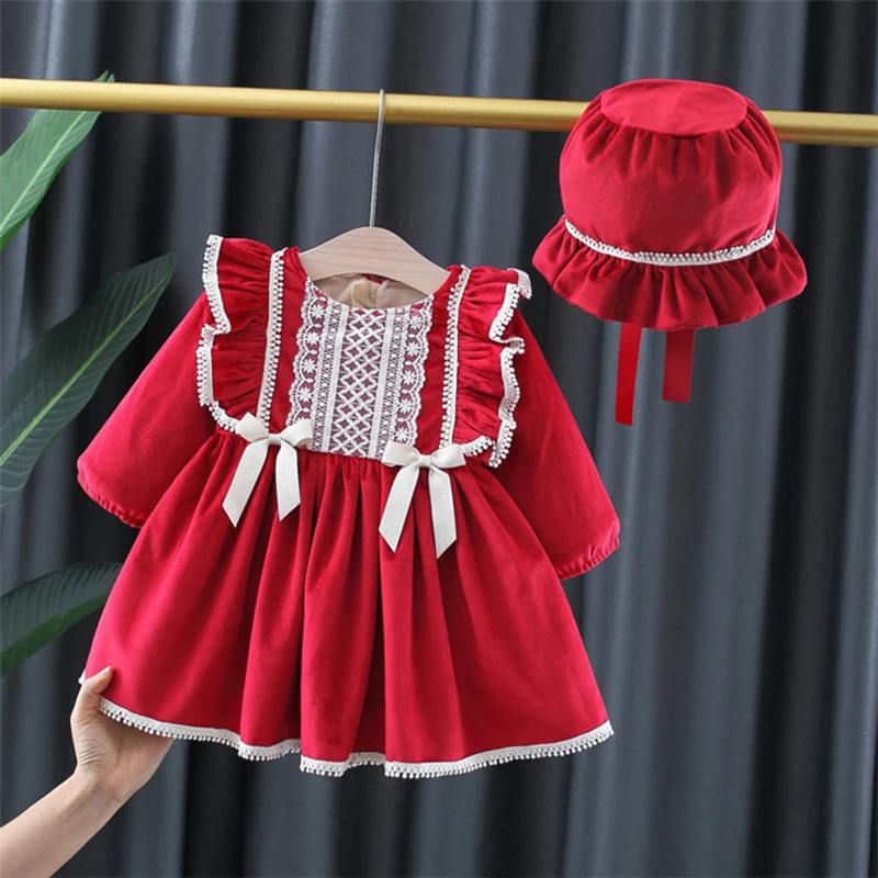 Girl Kid's Dress For Newborn Baby Clothes Plus Velvet Princess Dress For Kids Clothes Girls Autumn Winter Dresses 1-4Y
Girl Kid's Dress For Newborn Baby Clothes Plus Velvet Princess Dress For Kids Clothes Girls Autumn Winter Dresses 1-4Y