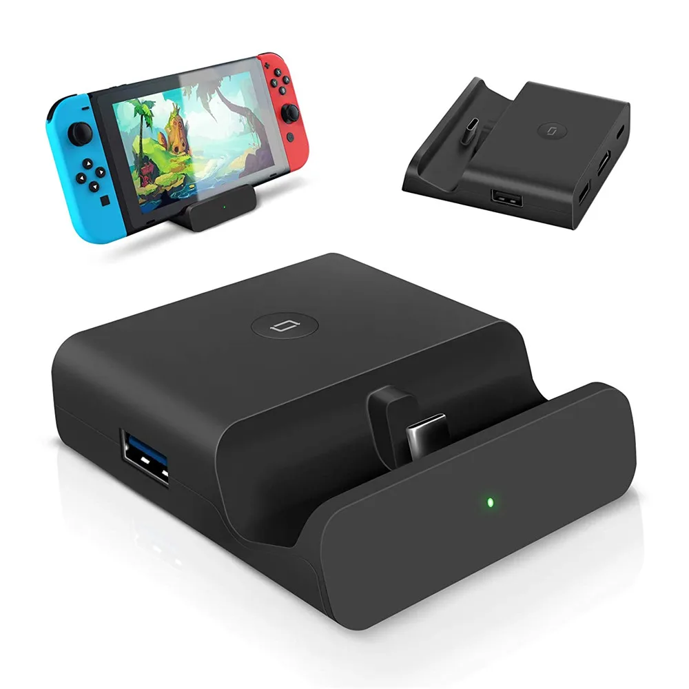 Charging Dock For Nintendo Switch, TV Adapter Playstand Charging Dock Station For Switch With USB 3.0 2.0
Charging Dock For Nintendo Switch, TV Adapter Playstand Charging Dock Station For Switch With USB 3.0 2.0