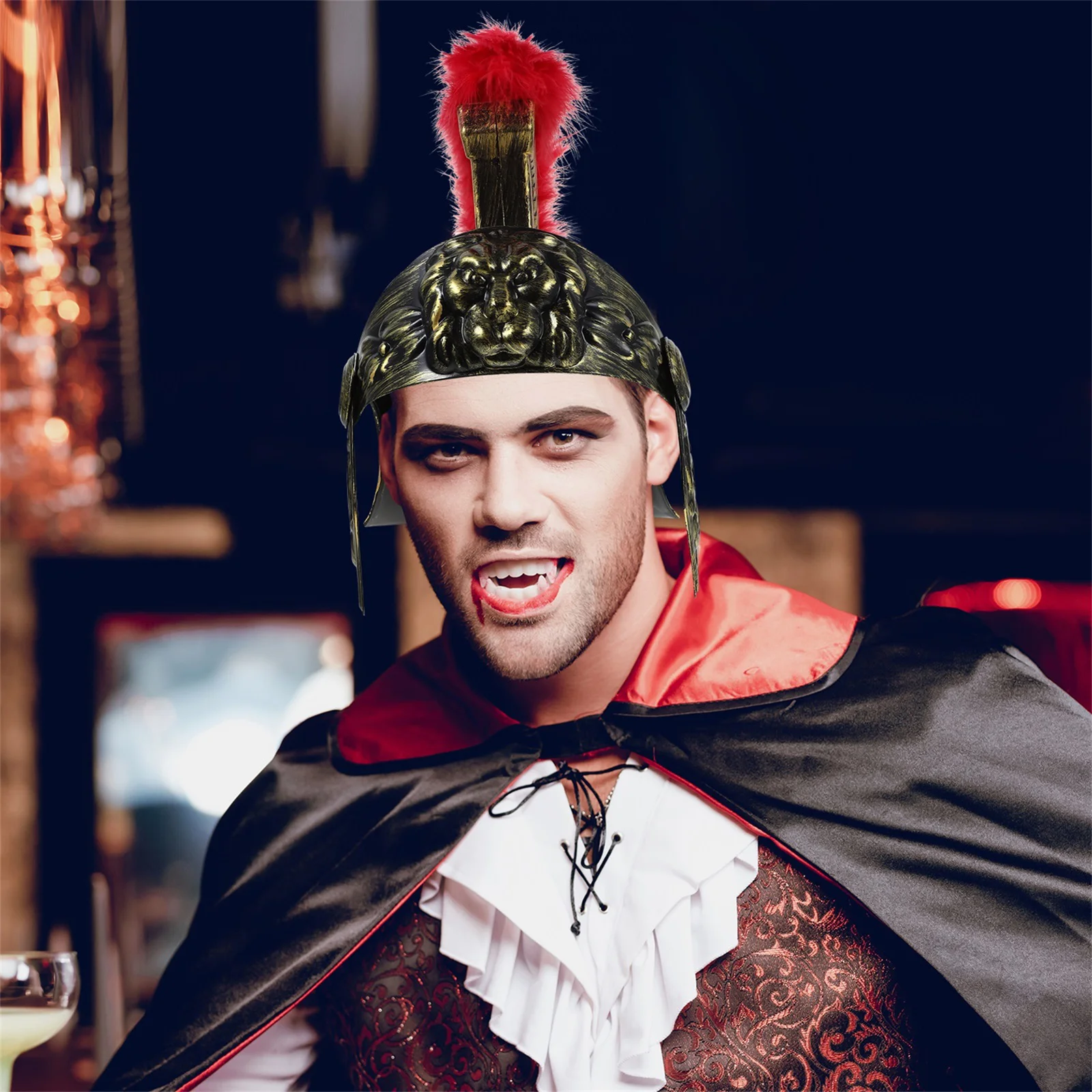 Antique Roman Soldier Prop Carnival Costume Props Costume Hat for Christmas Halloween Cosplay Party Samurai
Antique Roman Soldier Prop Carnival Costume Props Costume Hat for Christmas Halloween Cosplay Party Samurai