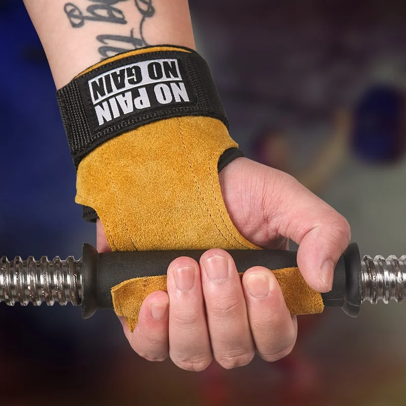 1 Pair Leather Gymnastic Grips Anti-Skid Weight Lifting Gloves Adjustable Wrist Straps Support Crossfit Hand Grips Fitness
1 Pair Leather Gymnastic Grips Anti-Skid Weight Lifting Gloves Adjustable Wrist Straps Support Crossfit Hand Grips Fitness