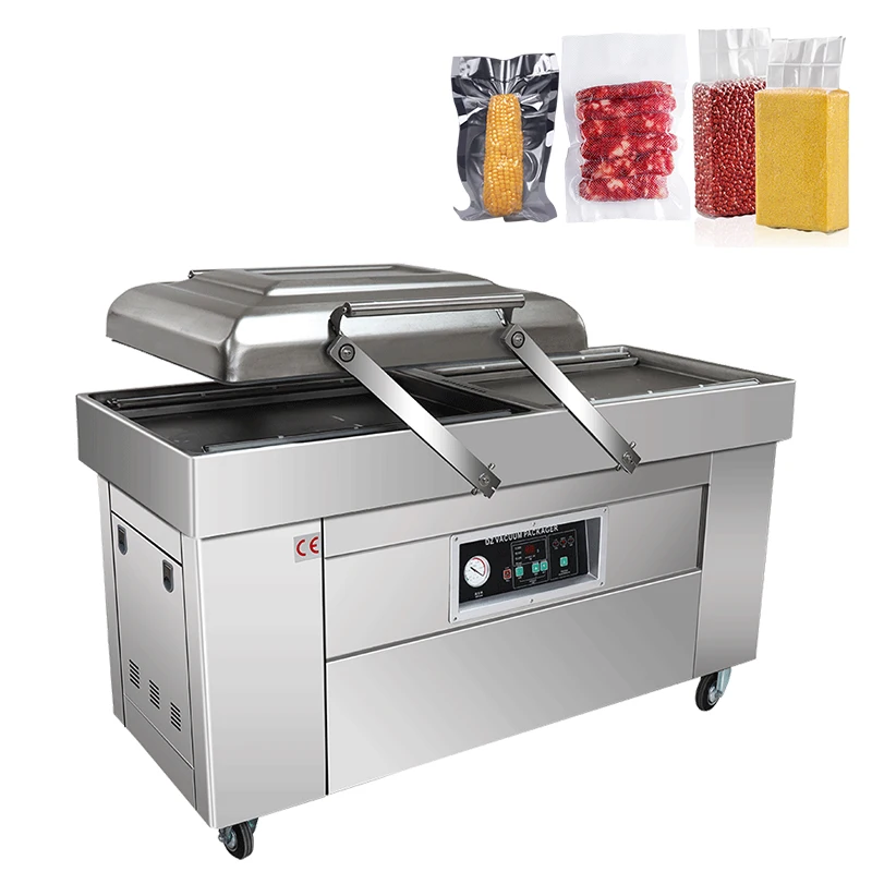 Double Chamber Vacuum Packing Machine for Seafood/Salted Meat/Dry Fish/Pork/Beef/Rice From China
Double Chamber Vacuum Packing Machine for Seafood/Salted Meat/Dry Fish/Pork/Beef/Rice From China