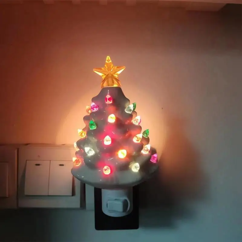 Porcelain Christmas Tree With Lights Ceramic Light Tabletop Decorative Christmas Decor For Shelf Desk home Accessories
Porcelain Christmas Tree With Lights Ceramic Light Tabletop Decorative Christmas Decor For Shelf Desk home Accessories