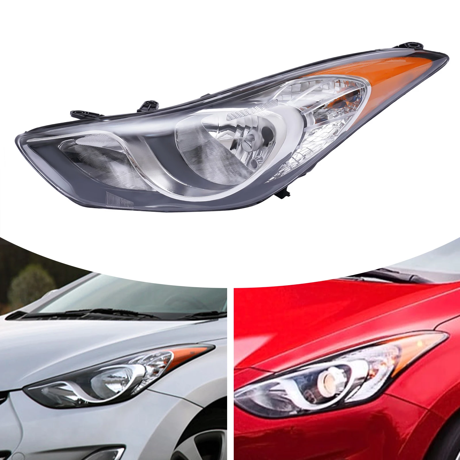 Headlight Headlamp Driver Side Left LH for Hyundai Elantra Sedan 2011 2012 2013 1.8L 2.0L Halogen 921013Y000
Headlight Headlamp Driver Side Left LH for Hyundai Elantra Sedan 2011 2012 2013 1.8L 2.0L Halogen 921013Y000