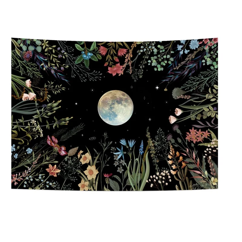 Moonlit, Садовый гобелен, искусственный цветочный гобелен, цветные растения, гобелен, Настенный декор для комнаты
Moonlit, Садовый гобелен, искусственный цветочный гобелен, цветные растения, гобелен, Настенный декор для комнаты
