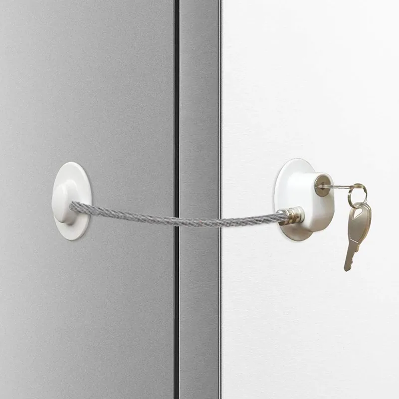 Kids Safety Shifting Door Lock Refrigerator Door Lock with Key Fridge Freezer Child Proof Children Safety Lock Cabinet Lock 1pc
Kids Safety Shifting Door Lock Refrigerator Door Lock with Key Fridge Freezer Child Proof Children Safety Lock Cabinet Lock 1pc