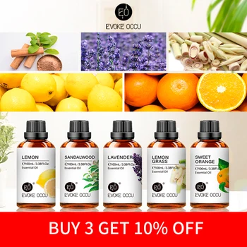 디퓨저 가습기 아로마 에센셜 오일, 바닐라 유칼립투스 재스민 로즈 라벤더 로즈마리 페퍼민트 티 트리, 100ml 상품 이미지