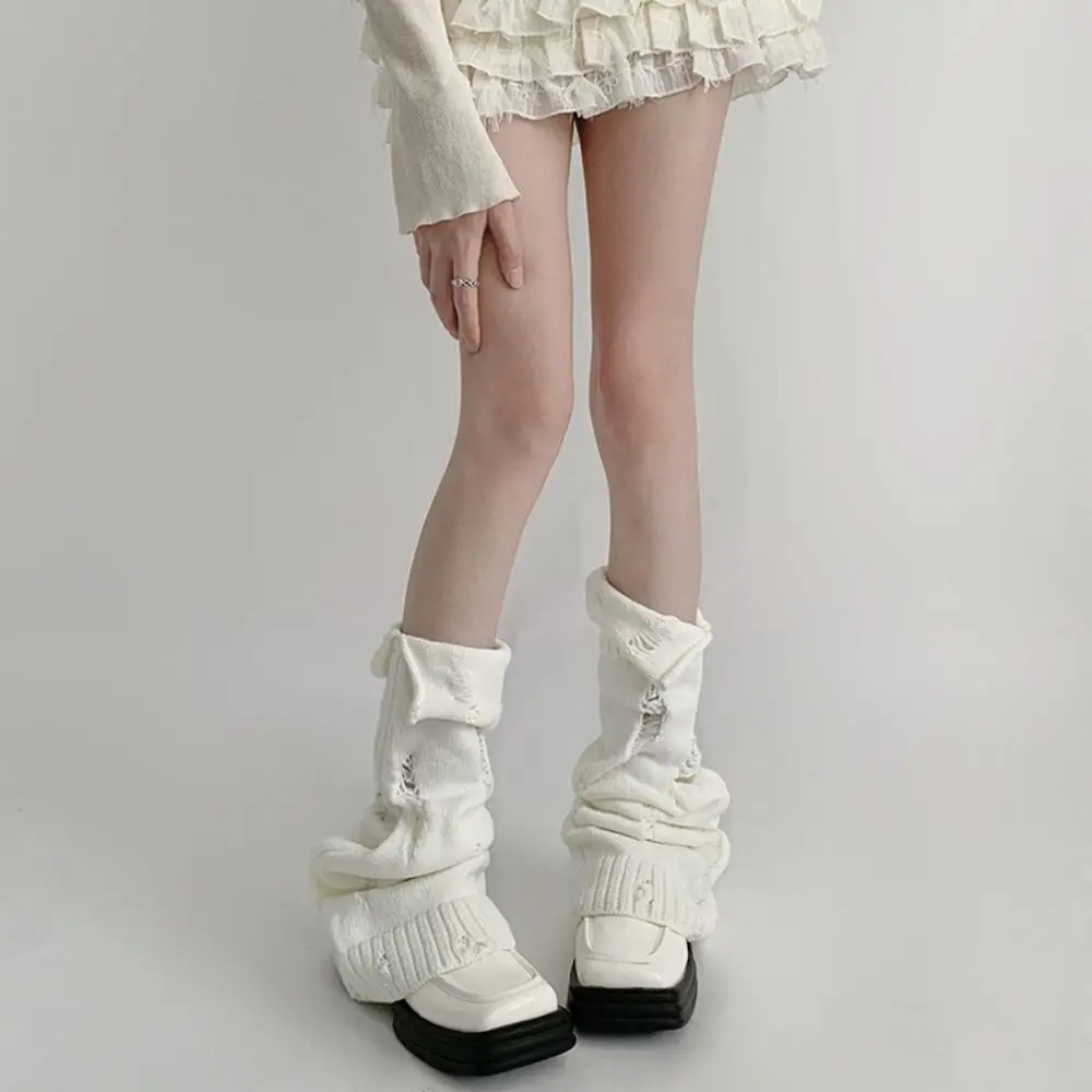 Japanese Knitted Leg Warmer Socks New Lolita Girls Boots Cover Solid Color Elastic Versatile Leg Covers
Japanese Knitted Leg Warmer Socks New Lolita Girls Boots Cover Solid Color Elastic Versatile Leg Covers
