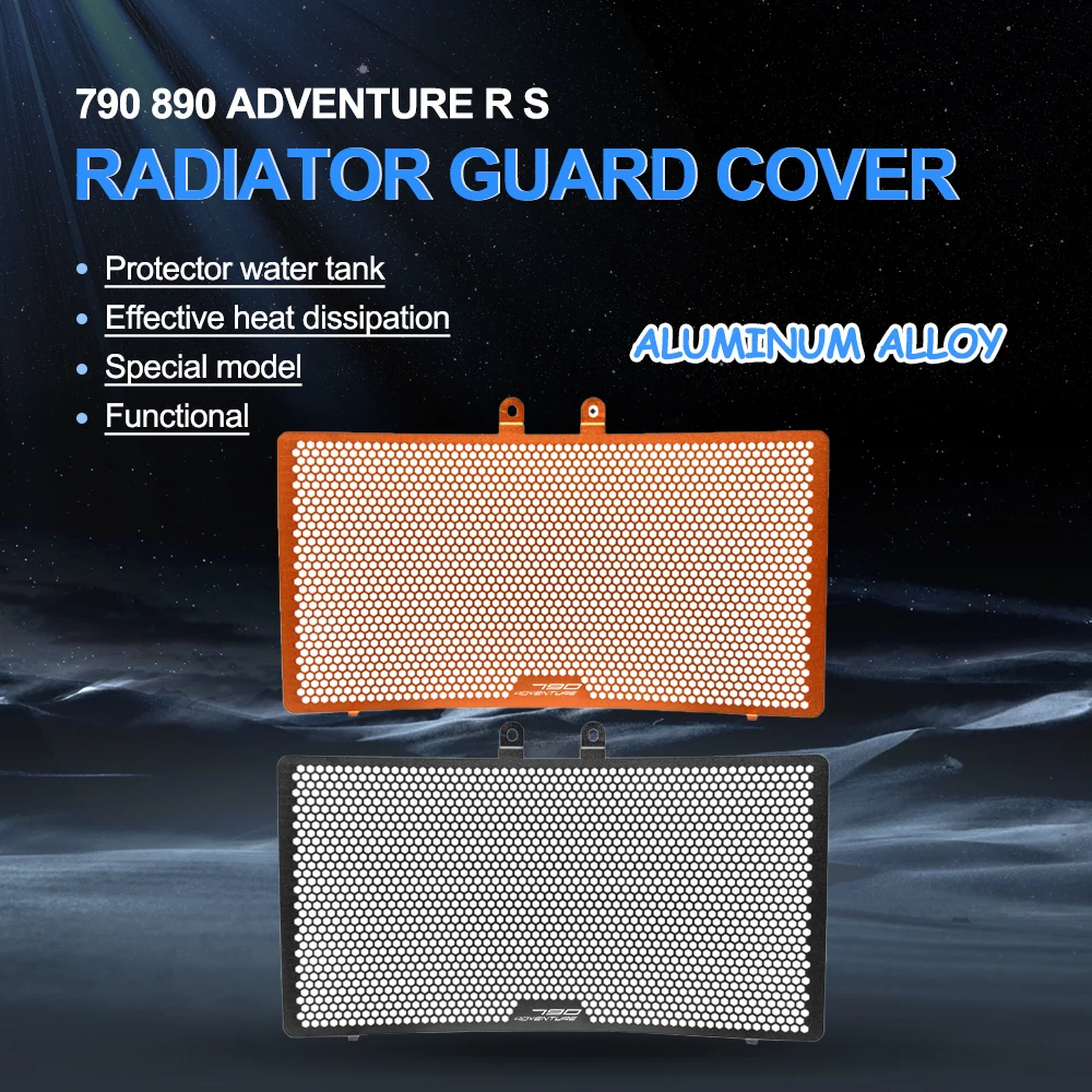 FOR 790 890 Adventure R S 2019 2020 2021 -2023 Motorcycle Aluminum Radiator Grille Cover Water Tank Radiator Guard Protection
FOR 790 890 Adventure R S 2019 2020 2021 -2023 Motorcycle Aluminum Radiator Grille Cover Water Tank Radiator Guard Protection