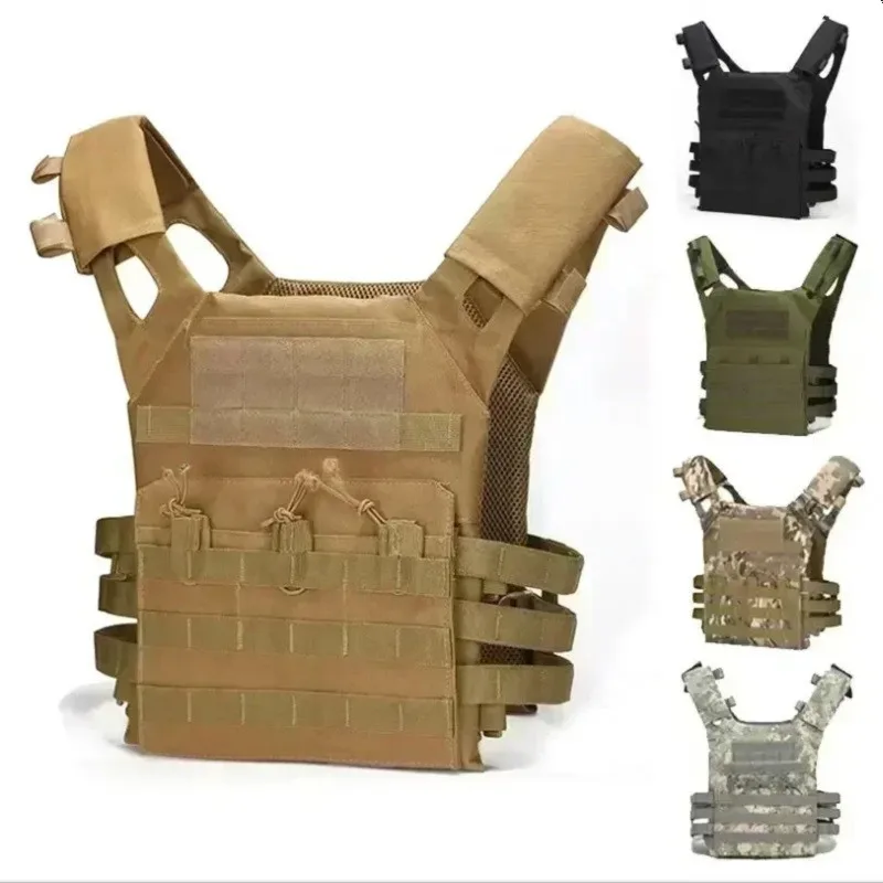 

Nylon Tactical Hunting Vest Body Armor JPC Molle Plate Carrier Vest Outdoor CS Game Paintball Airsoft Vest Military Equipment