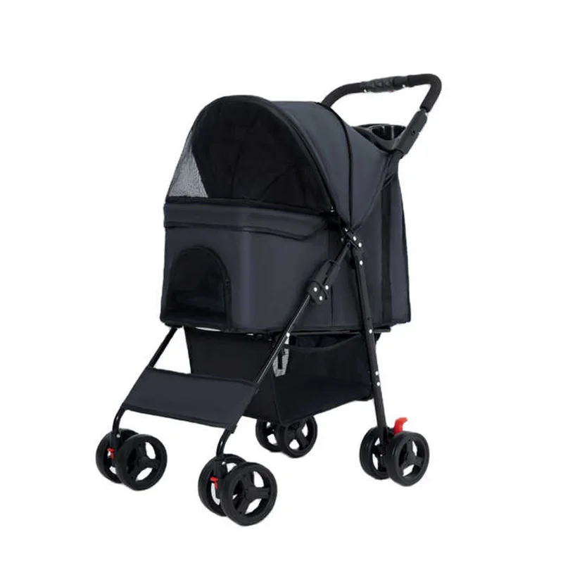 Pet Strollers Front Wheel 360 Degrees Rotates Safe Shock-Proof Comfortable to Travel Pet Trolley for Cats and Dogs
Pet Strollers Front Wheel 360 Degrees Rotates Safe Shock-Proof Comfortable to Travel Pet Trolley for Cats and Dogs