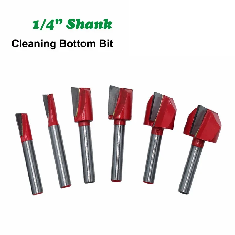 1PC 1/4" 6.35MM Shank Milling Cutter Wood Carving Wood Cleaning Bottom Bit Straight Router Bit Clean Milling Cutter Woodworking
1PC 1/4" 6.35MM Shank Milling Cutter Wood Carving Wood Cleaning Bottom Bit Straight Router Bit Clean Milling Cutter Woodworking