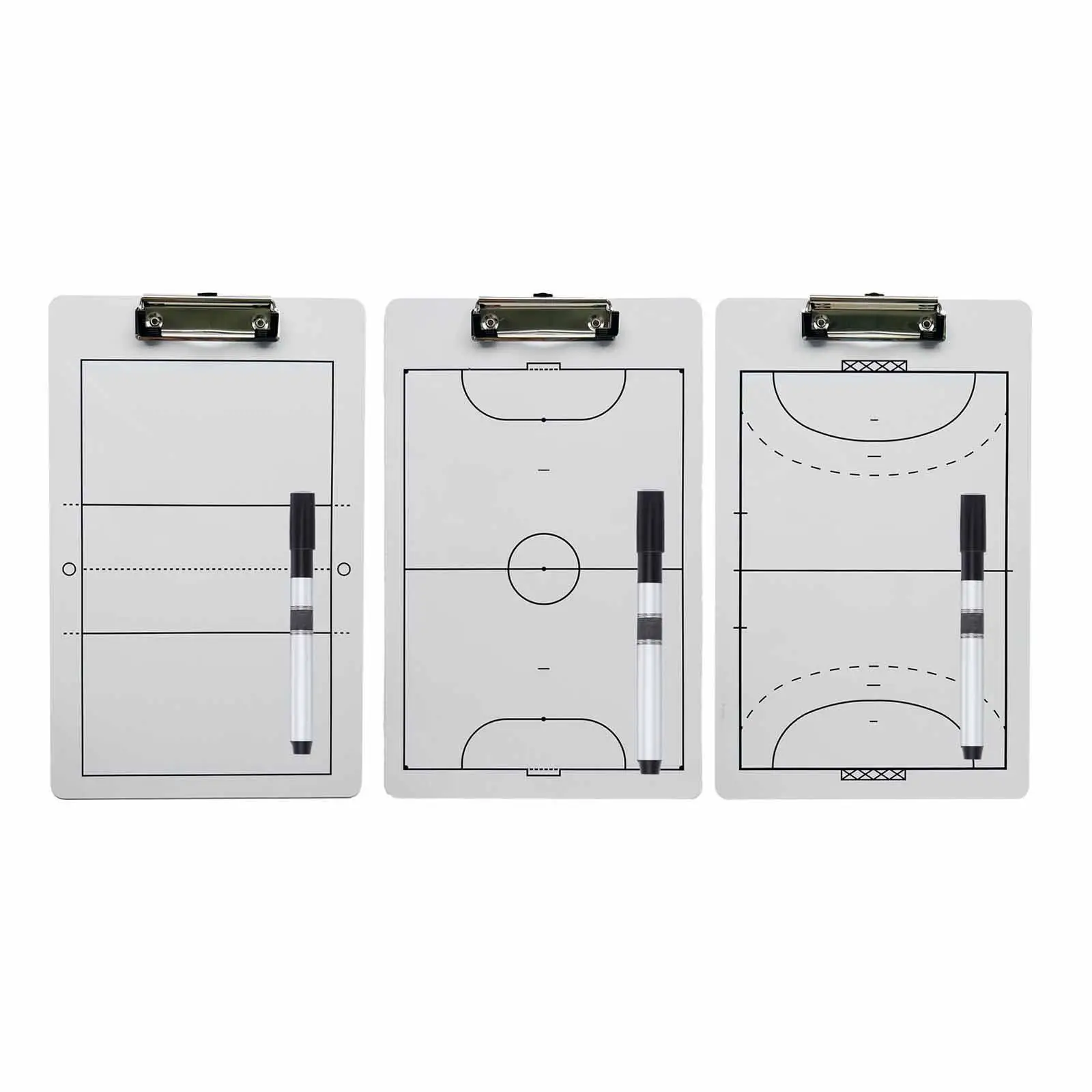 

Volleyball Tactic Coaching Boards Soccer Coaches 35x22cm Training Aid Rewritable with Marker Pen Reusable Handball Tactic Board