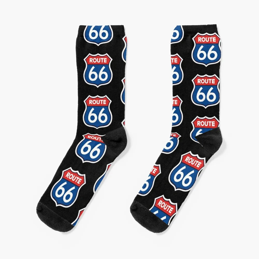 

Route 66 Socks Hiking boots Thermal man winter with print Socks Women Men's