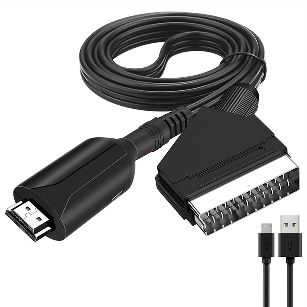 HDMI-compatible to Scart Adaptor Video Audio Upscale Converter PAL/NTSC for HD TV DVD Box Signal Upscale Converter Accessories
HDMI-compatible to Scart Adaptor Video Audio Upscale Converter PAL/NTSC for HD TV DVD Box Signal Upscale Converter Accessories