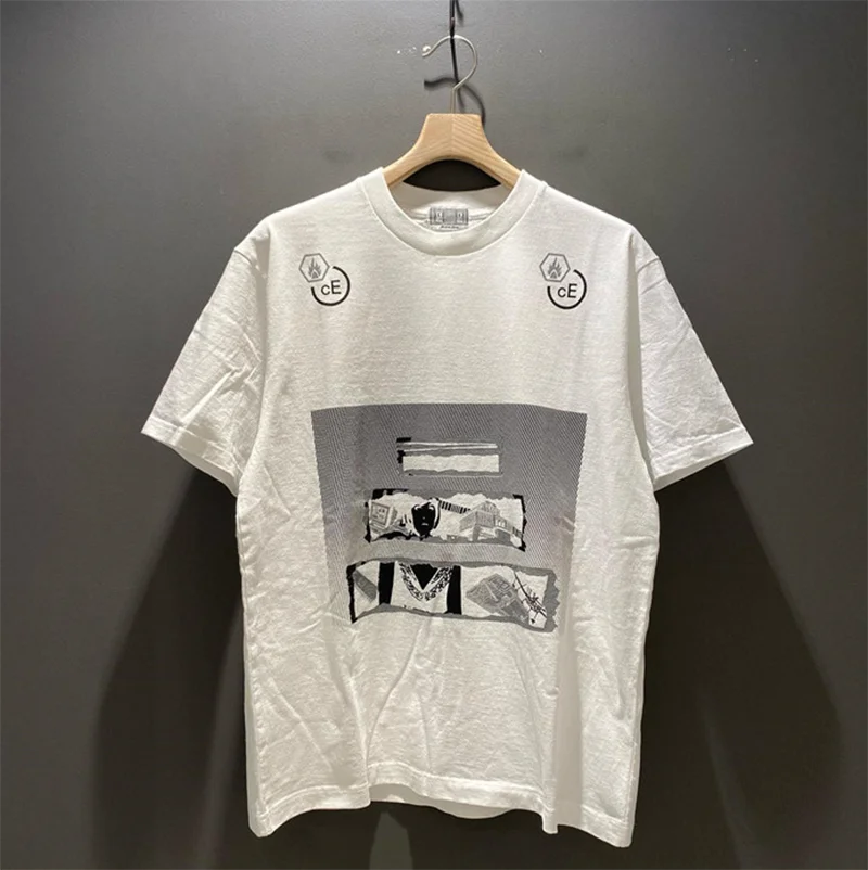 CAVEMPT C.E Short Sleeve Printed Flame Comics Men Women 1:1 Oversized Cotton C.E White T-Shirt
CAVEMPT C.E Short Sleeve Printed Flame Comics Men Women 1:1 Oversized Cotton C.E White T-Shirt