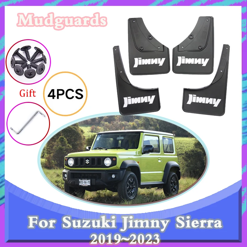 Mudguards for Suzuki Jimny Sierra 2019~2023 JB64W JB74W Auto Mud Flaps Splash Guards Front Rear Wheels Fender Car Accessories
Mudguards for Suzuki Jimny Sierra 2019~2023 JB64W JB74W Auto Mud Flaps Splash Guards Front Rear Wheels Fender Car Accessories