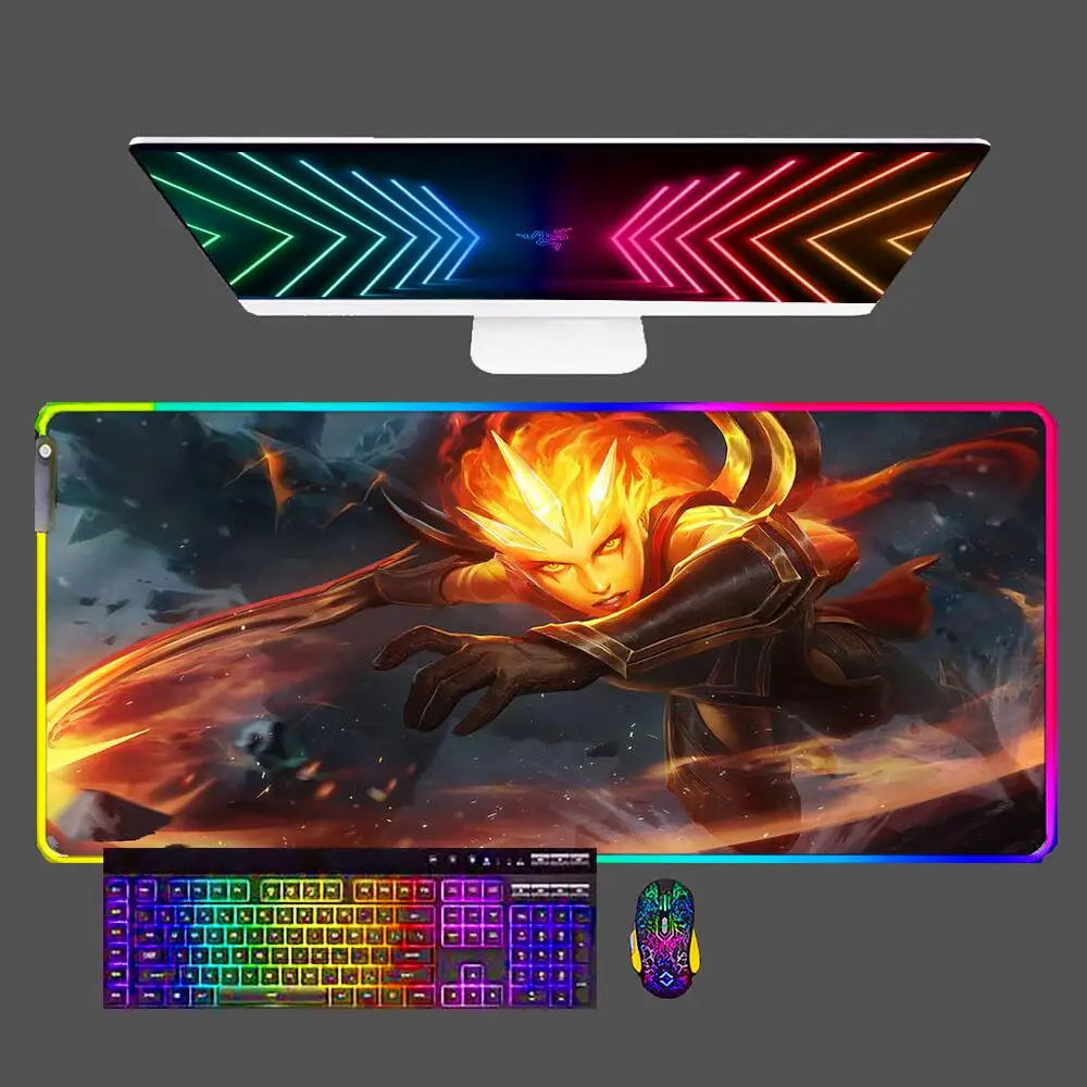 Diana League Of Legends RGB Mouse Pad gamer Large LED Keyboard NonSlip Rubber Computer Carpet Desk Mat PC Gamer 900x400 Mousepad
Diana League Of Legends RGB Mouse Pad gamer Large LED Keyboard NonSlip Rubber Computer Carpet Desk Mat PC Gamer 900x400 Mousepad