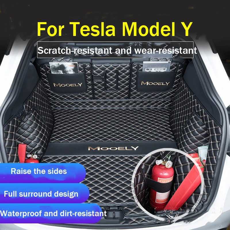 For Tesla Model Y 5 Seater Floor Liners Trunk Mats Non-Slip XPE Leather Mats All-Weather Front Backseat Row Cargo Mat
For Tesla Model Y 5 Seater Floor Liners Trunk Mats Non-Slip XPE Leather Mats All-Weather Front Backseat Row Cargo Mat