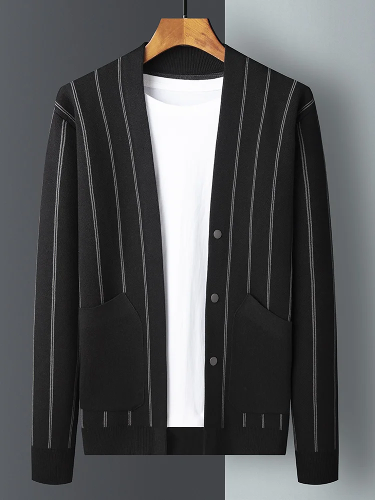 Korean Cardigan Men's Sweater Knitted Top Men's Clothes Long Sleeve V-neck Knitwear Oversize Sweater Jacket Men's Coat B208
Korean Cardigan Men's Sweater Knitted Top Men's Clothes Long Sleeve V-neck Knitwear Oversize Sweater Jacket Men's Coat B208