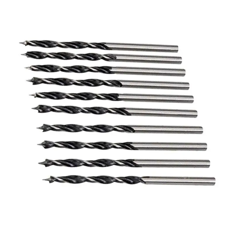 10Pcs Woodworking Twist Drill Bit Wood Drills With Center Point Hole Sawcarpentry Tools 3/4mm Diameter For Woodworking Carving
10Pcs Woodworking Twist Drill Bit Wood Drills With Center Point Hole Sawcarpentry Tools 3/4mm Diameter For Woodworking Carving