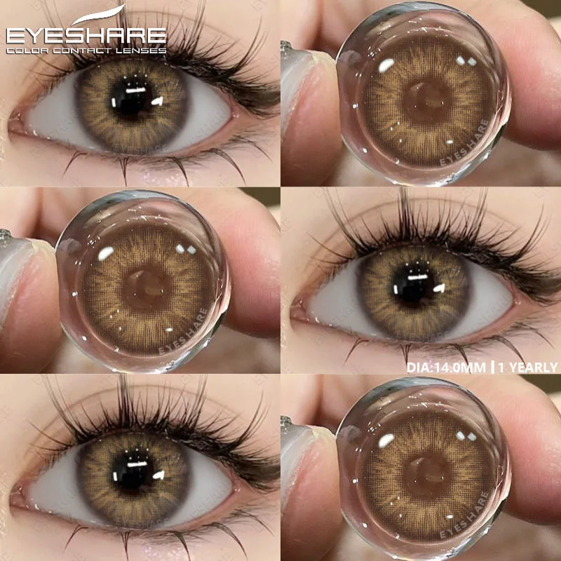 EYESHARE Contact Lenses 1pair Colored Contact Lenses for Eye Color Cosmetic Color Contact Lens Beauty Eye Makeup Pupils Yearly
EYESHARE Contact Lenses 1pair Colored Contact Lenses for Eye Color Cosmetic Color Contact Lens Beauty Eye Makeup Pupils Yearly