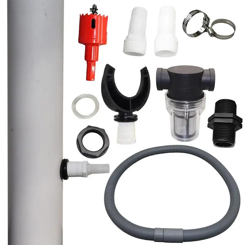 

Rain Barrel Diverter Kit Downpipe Rain Collector For Rain Barrels Rainwater Collection Downpipe Speedy Diverter Catch Rain Water