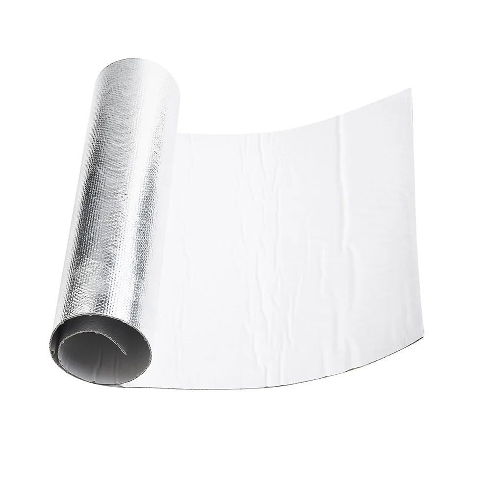 

Durable Practical Car Heat Protection Film Sound Deadener 25*50cm Accessories Heat Shield Hood Insulation Pads