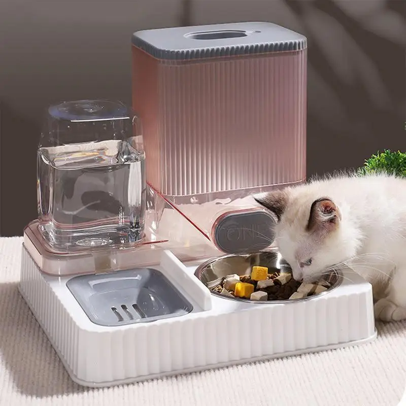 Cat Auto Feeder and Waterer Dry Wet Separation Food Container Food Feeder Dispenser Food Bowl water Dispenser Pet Supplies
Cat Auto Feeder and Waterer Dry Wet Separation Food Container Food Feeder Dispenser Food Bowl water Dispenser Pet Supplies