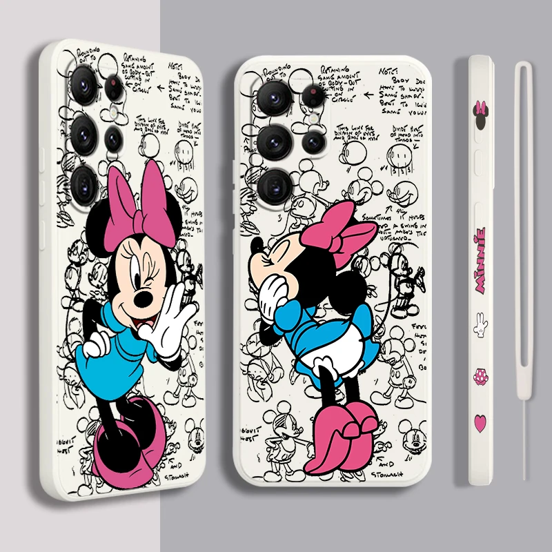 Cartoon Minnie Disney For Samsung Galaxy S23 S22 S21 S20 FE S10 Ultra Plus Lite 5G Liquid Left Rope Cover Phone Case
Cartoon Minnie Disney For Samsung Galaxy S23 S22 S21 S20 FE S10 Ultra Plus Lite 5G Liquid Left Rope Cover Phone Case