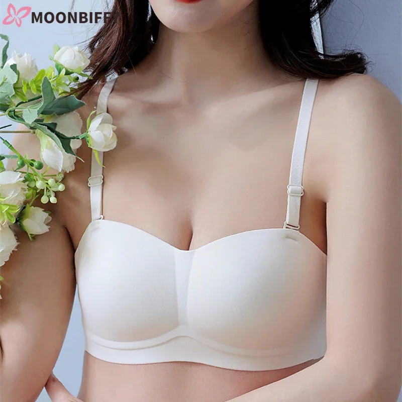 Invisible Bra Non-slip Women's Small Chest Gathered Strapless Underwear No Steel Ring Thin Section Seamless Tube Top Style
Invisible Bra Non-slip Women's Small Chest Gathered Strapless Underwear No Steel Ring Thin Section Seamless Tube Top Style