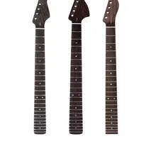 22 Frets Right Hand Wenge Electric Guitar Neck Fretboard Inlay Dots Matt Paint Truss Rod Musical Instruments Accessories
