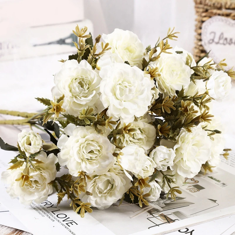 Fake Flower Home Garden Left Ornament Wedding Mother's Day Decorative Fake Flower Photography Props Diy Bouquet
Fake Flower Home Garden Left Ornament Wedding Mother's Day Decorative Fake Flower Photography Props Diy Bouquet